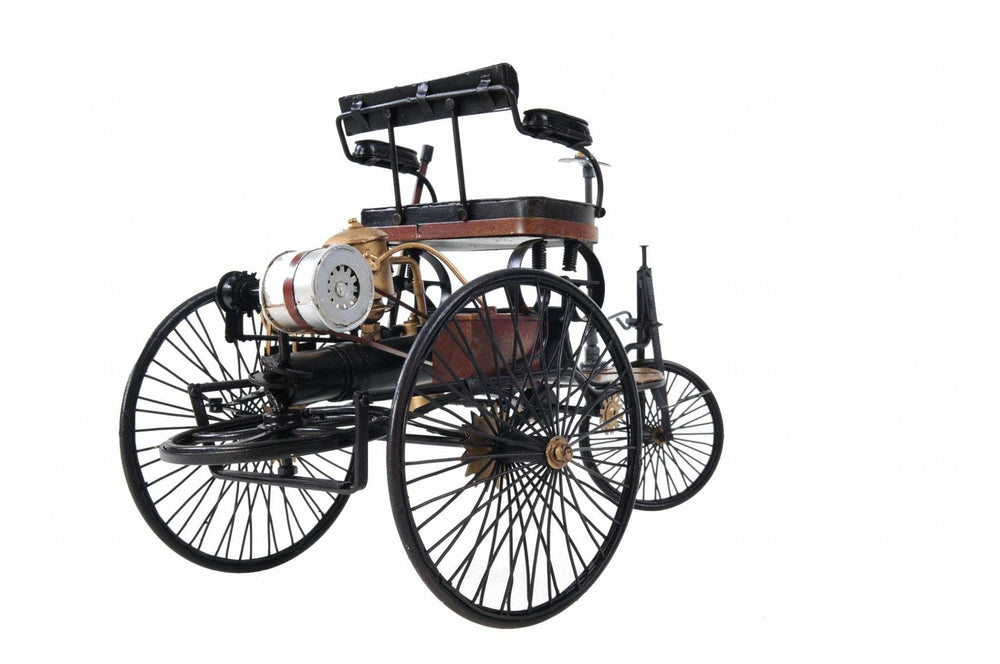 c1886 Three Wheeled Mercedes Benz Motor Car Sculpture - Homeroots - Flyclothing LLC