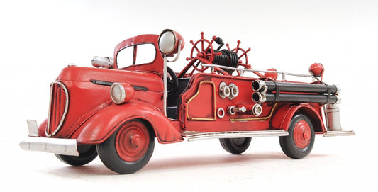 c1938 Ford Red Fire Engine Sculpture - Homeroots