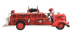 c1938 Ford Red Fire Engine Sculpture - Homeroots