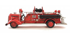 c1938 Ford Red Fire Engine Sculpture - Homeroots