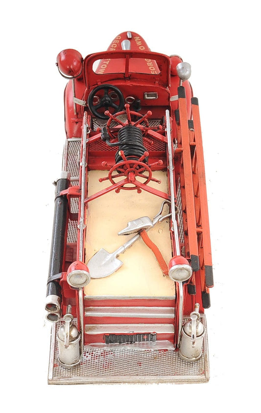 c1938 Ford Red Fire Engine Sculpture - Homeroots