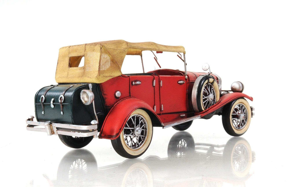 c1933 Vintage Red Duesenberg Model J Sculpture - Homeroots - Flyclothing LLC