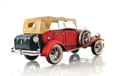 c1933 Vintage Red Duesenberg Model J Sculpture - Homeroots