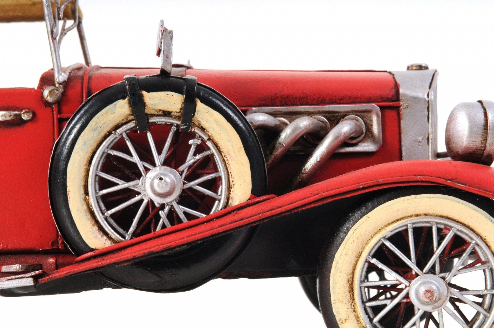 c1933 Vintage Red Duesenberg Model J Sculpture - Homeroots