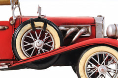 c1933 Vintage Red Duesenberg Model J Sculpture - Homeroots