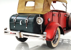 c1933 Vintage Red Duesenberg Model J Sculpture - Homeroots