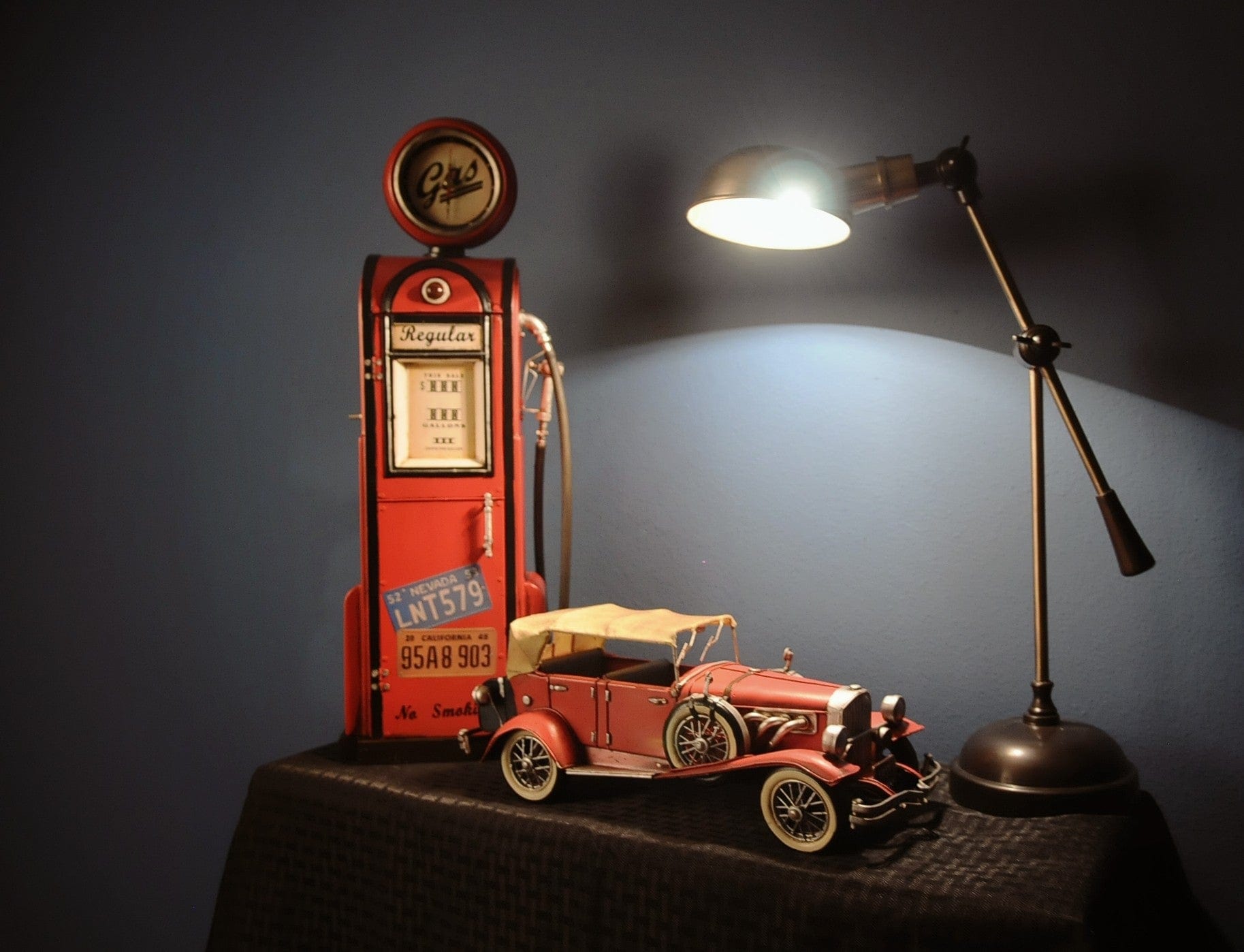 c1933 Vintage Red Duesenberg Model J Sculpture - Homeroots