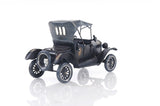 7" Black Metal Hand Painted Decorative Car - Homeroots - Flyclothing LLC