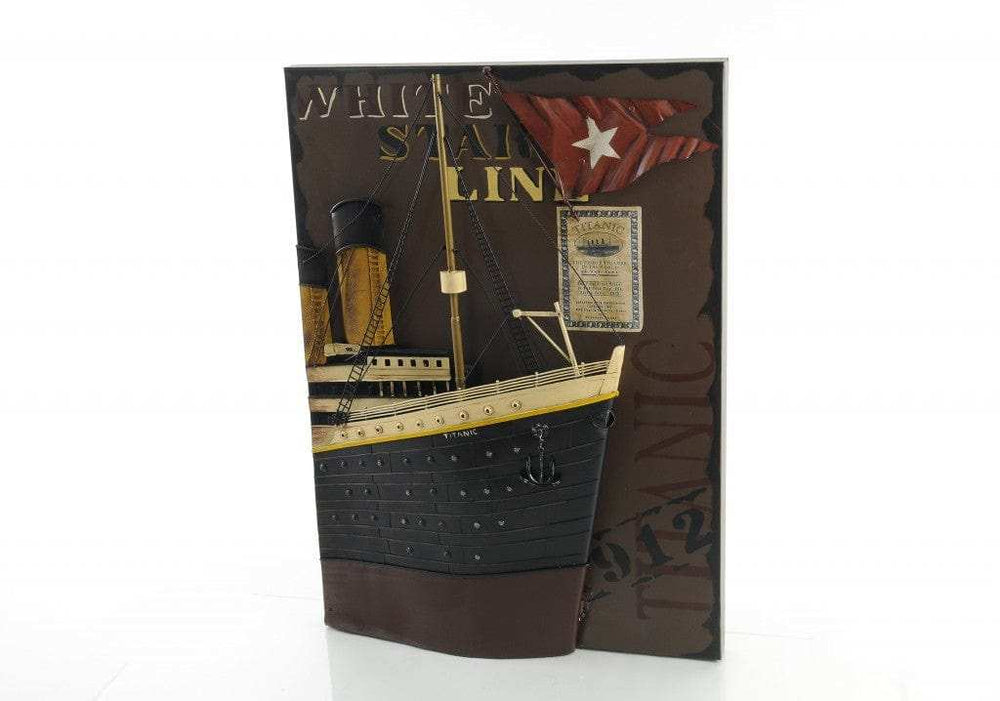 1912 RMS Titanic 3D Front Bow Painting - Homeroots - Flyclothing LLC