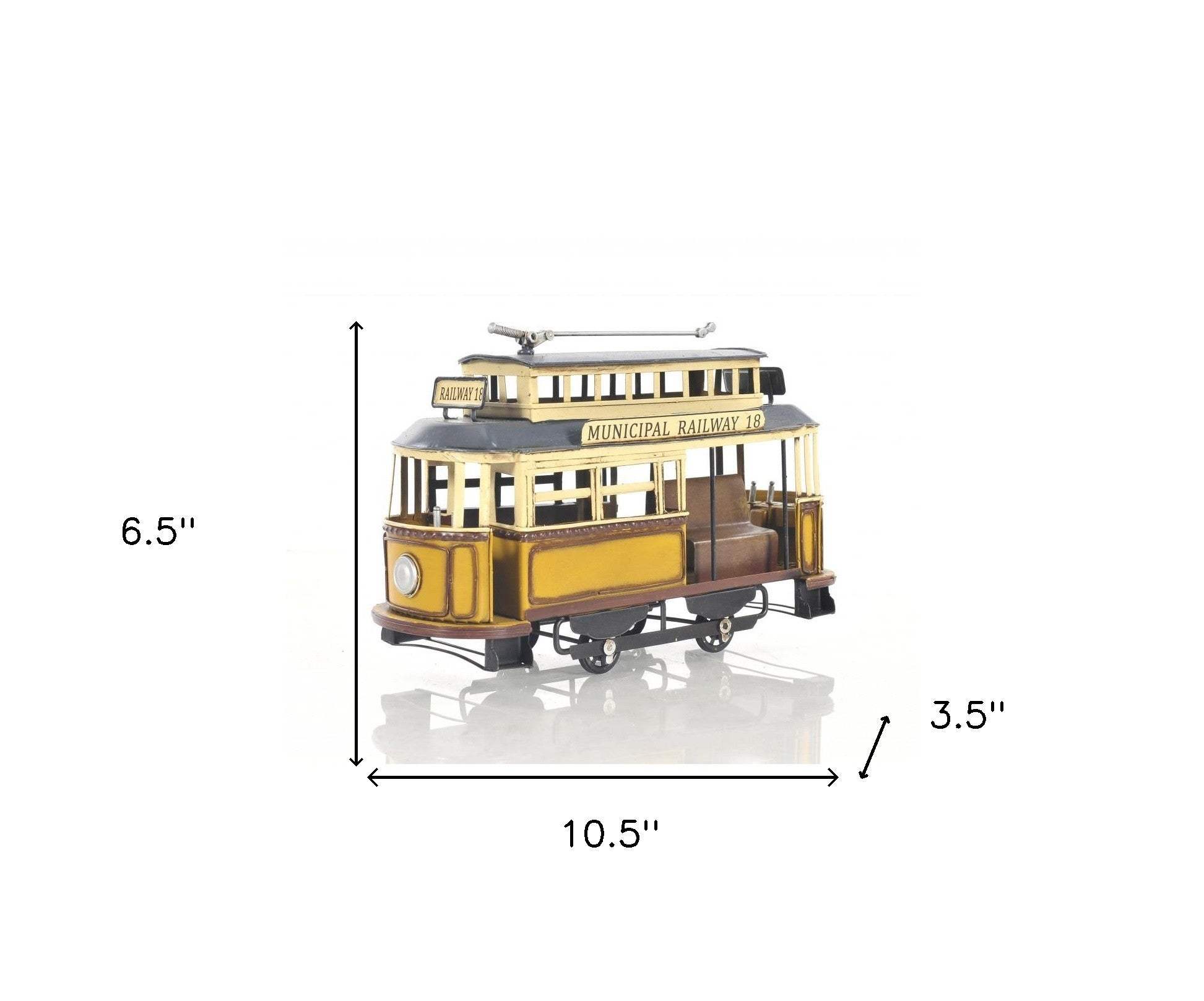 Railway Cable Car Sculpture - Homeroots - Flyclothing LLC