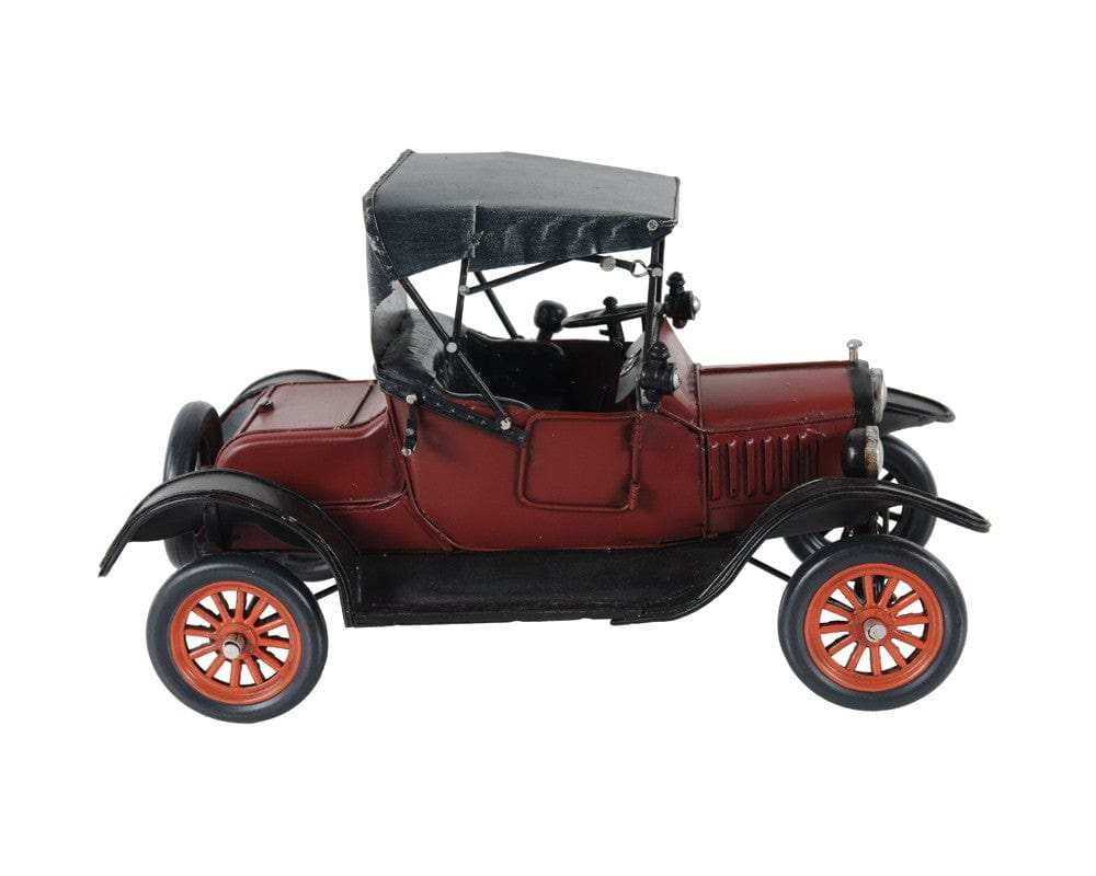 c1924 Red Ford Model T Car Sculpture - Homeroots - Flyclothing LLC