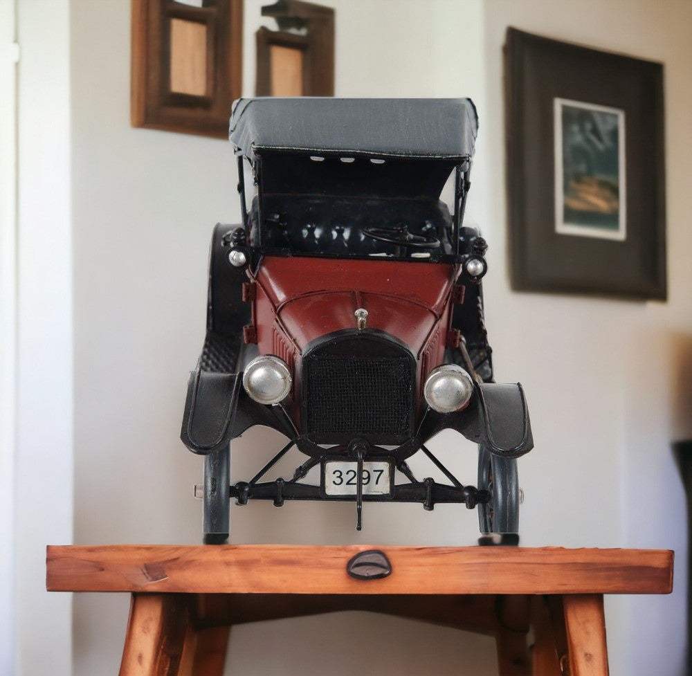 c1924 Red Ford Model T Car Sculpture - Homeroots - Flyclothing LLC