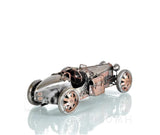 c1924 Bugatti Bronze and Silver Racecar Model Sculpture - Homeroots - Flyclothing LLC