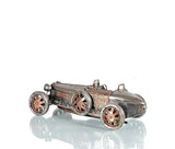 c1924 Bugatti Bronze and Silver Racecar Model Sculpture - Homeroots - Flyclothing LLC