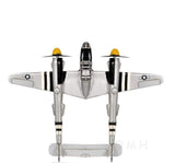 c1941 Lockheed P-38 Lightning Fighter Sculpture - Homeroots - Flyclothing LLC