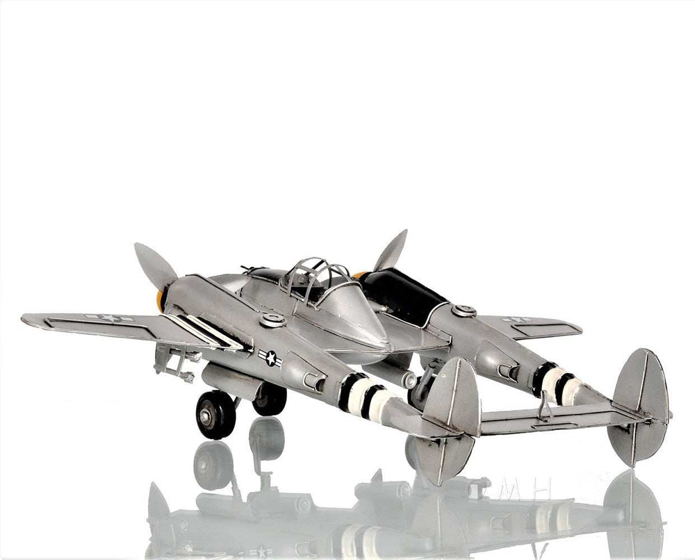 c1941 Lockheed P-38 Lightning Fighter Sculpture - Homeroots - Flyclothing LLC