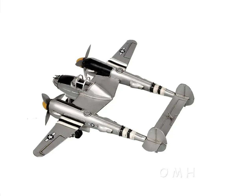 c1941 Lockheed P-38 Lightning Fighter Sculpture - Homeroots - Flyclothing LLC