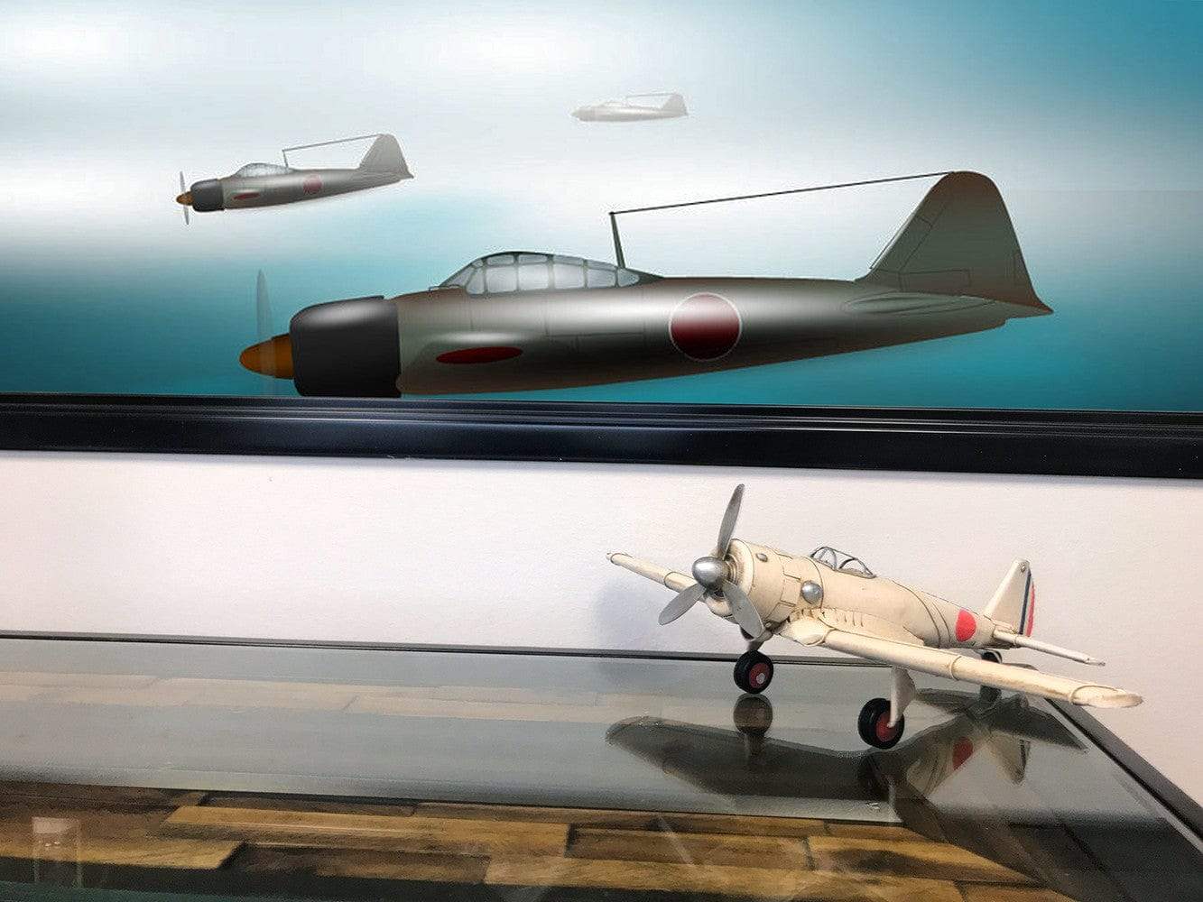 c1943 Nakajima Ki-43 Oscar Sculpture - Homeroots - Flyclothing LLC