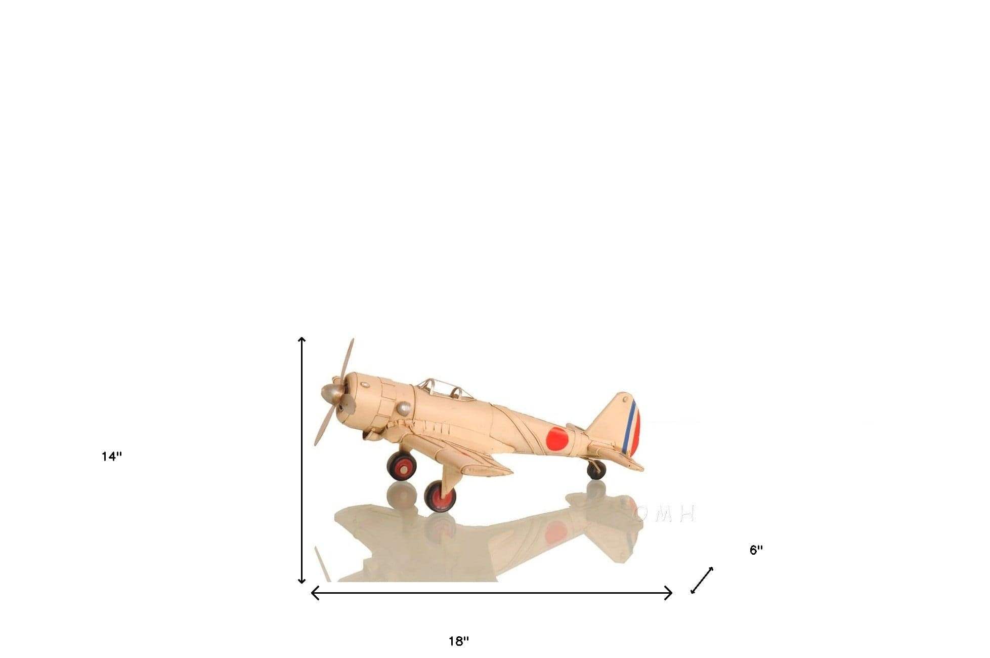 c1943 Nakajima Ki-43 Oscar Sculpture - Homeroots - Flyclothing LLC