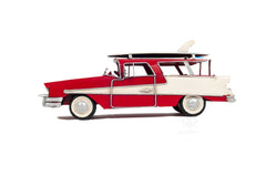 c1957 Red Ford Country Squire Station Wagon Sculpture