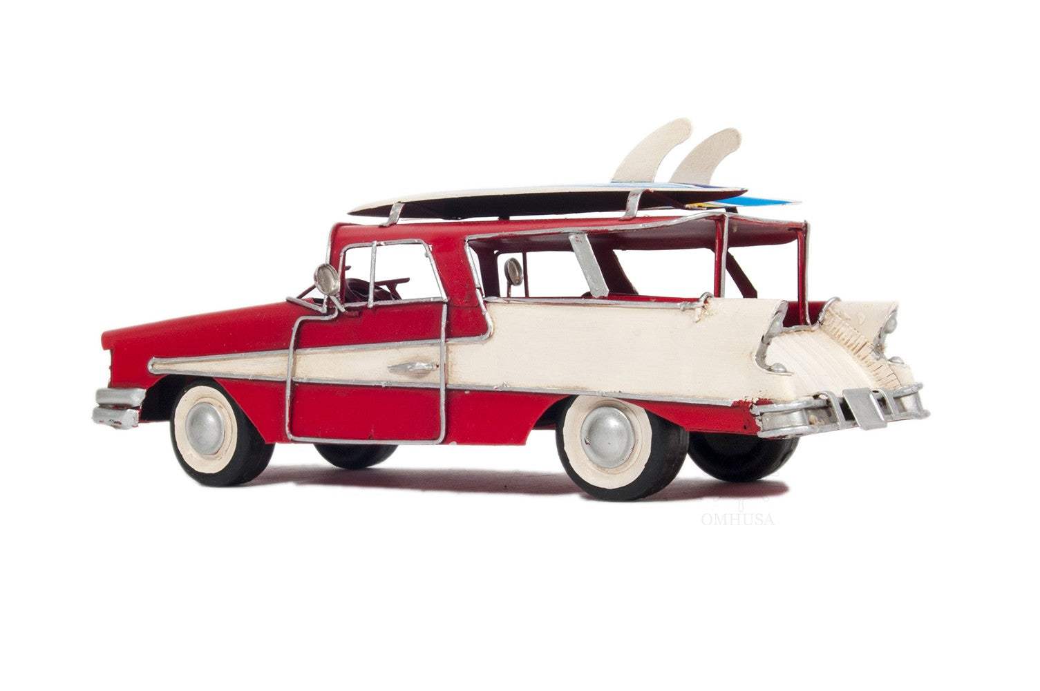 c1957 Red Ford Country Squire Station Wagon Sculpture - Homeroots - Flyclothing LLC