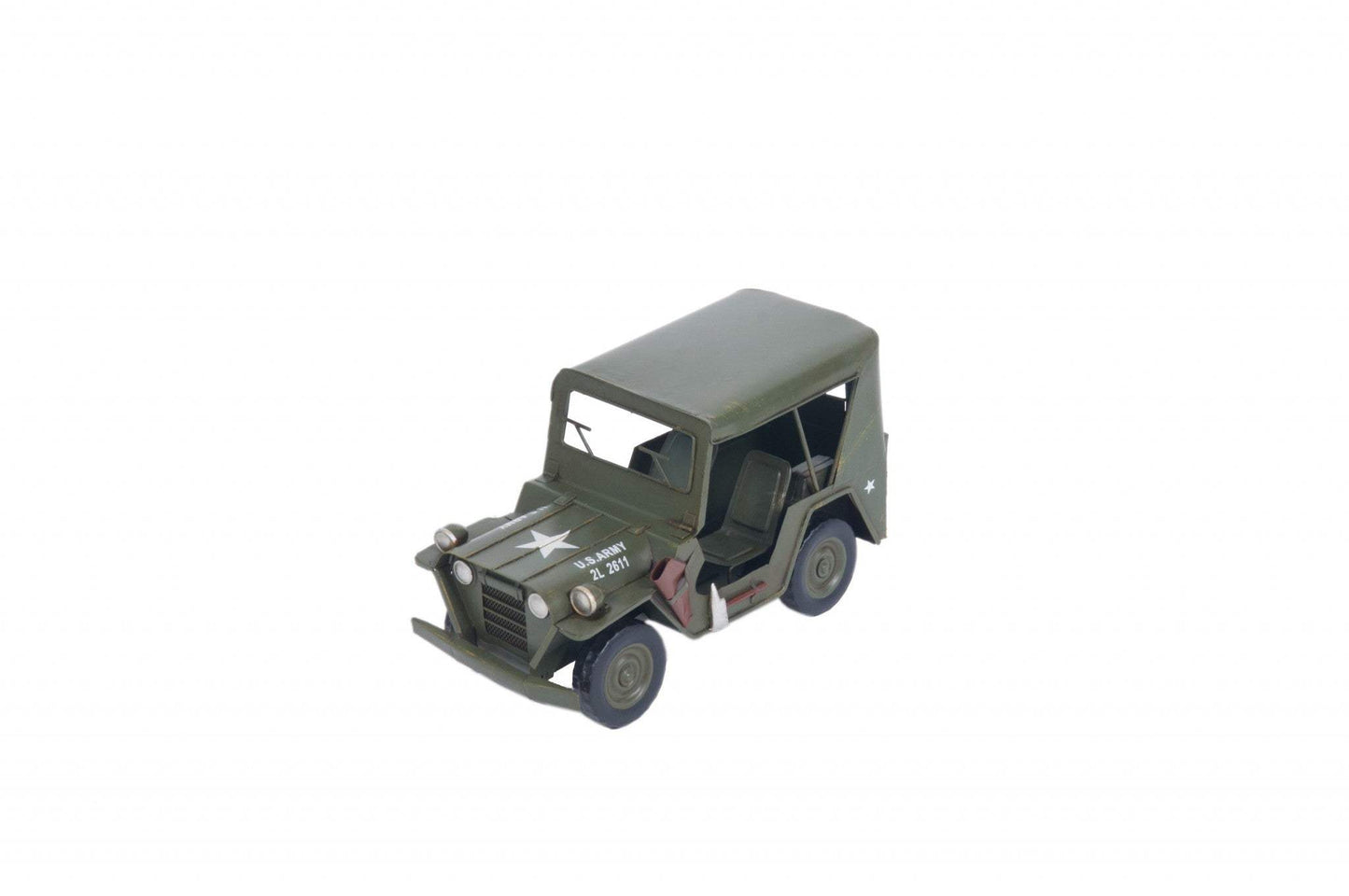 c1940 Willys Quad Overland Jeep Sculpture - Homeroots - Flyclothing LLC
