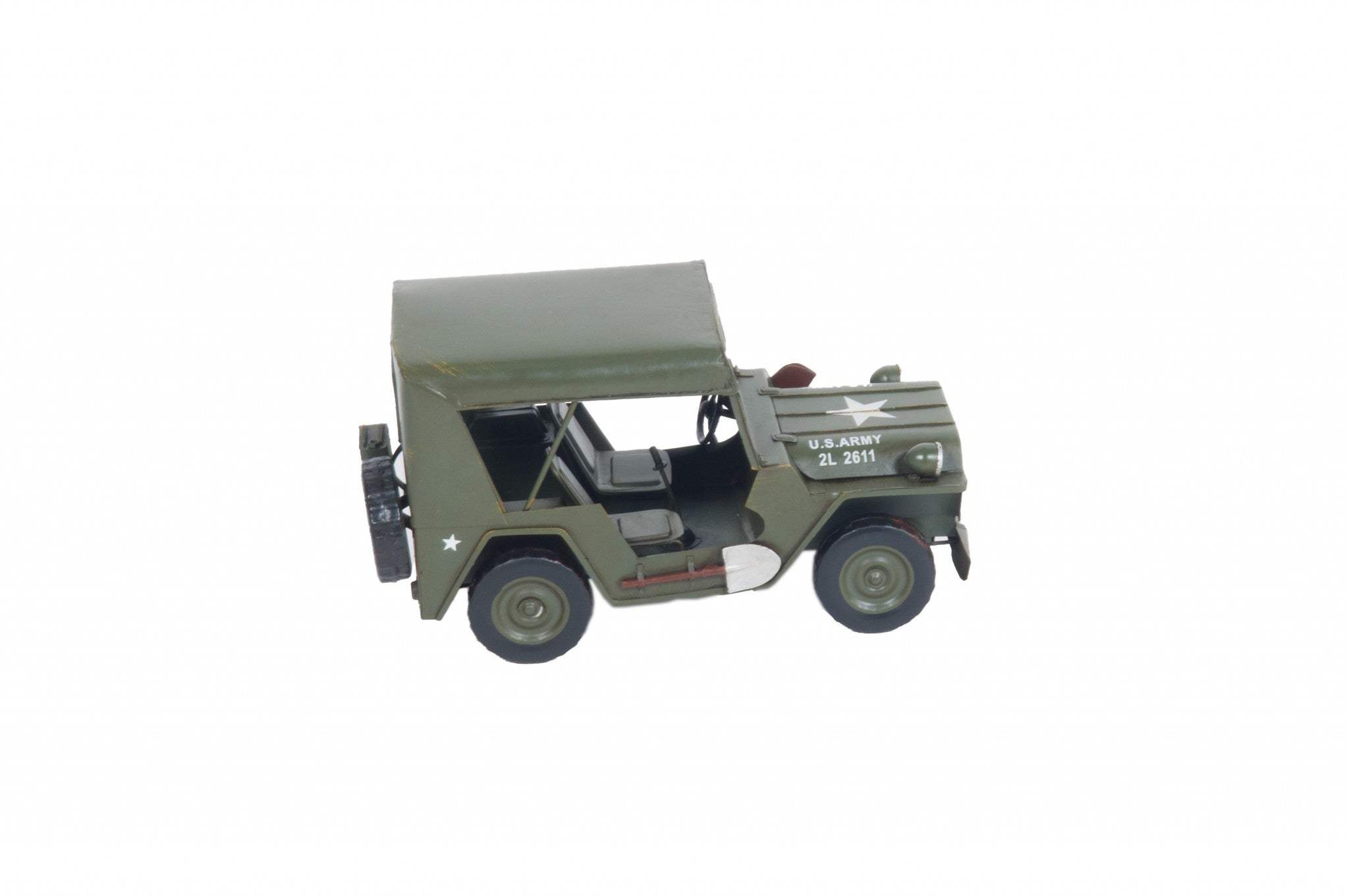 c1940 Willys Quad Overland Jeep Sculpture - Homeroots - Flyclothing LLC