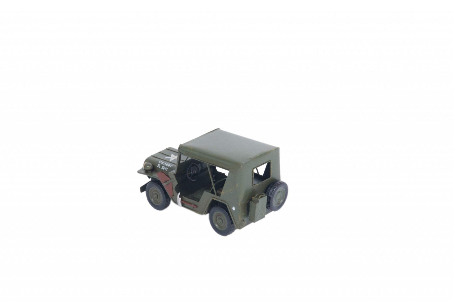 c1940 Willys Quad Overland Jeep Sculpture - Homeroots - Flyclothing LLC