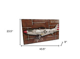 c1943 Grey Mustang P51 Frame - Homeroots - Flyclothing LLC