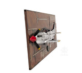 c1943 Grey Mustang P51 Frame - Homeroots - Flyclothing LLC