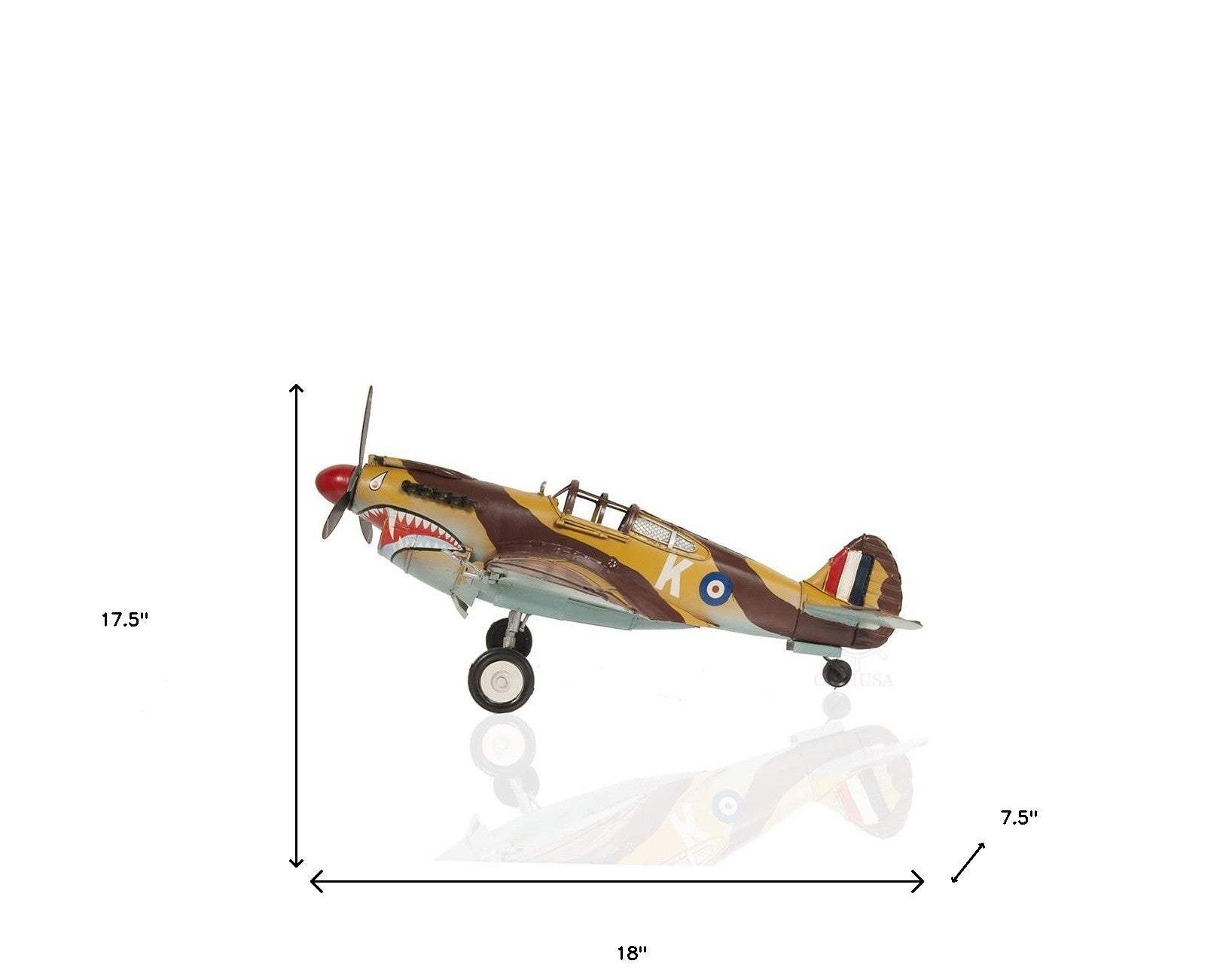 c1941 Curtiss Hawk 81A Large Sculpture - Homeroots - Flyclothing LLC