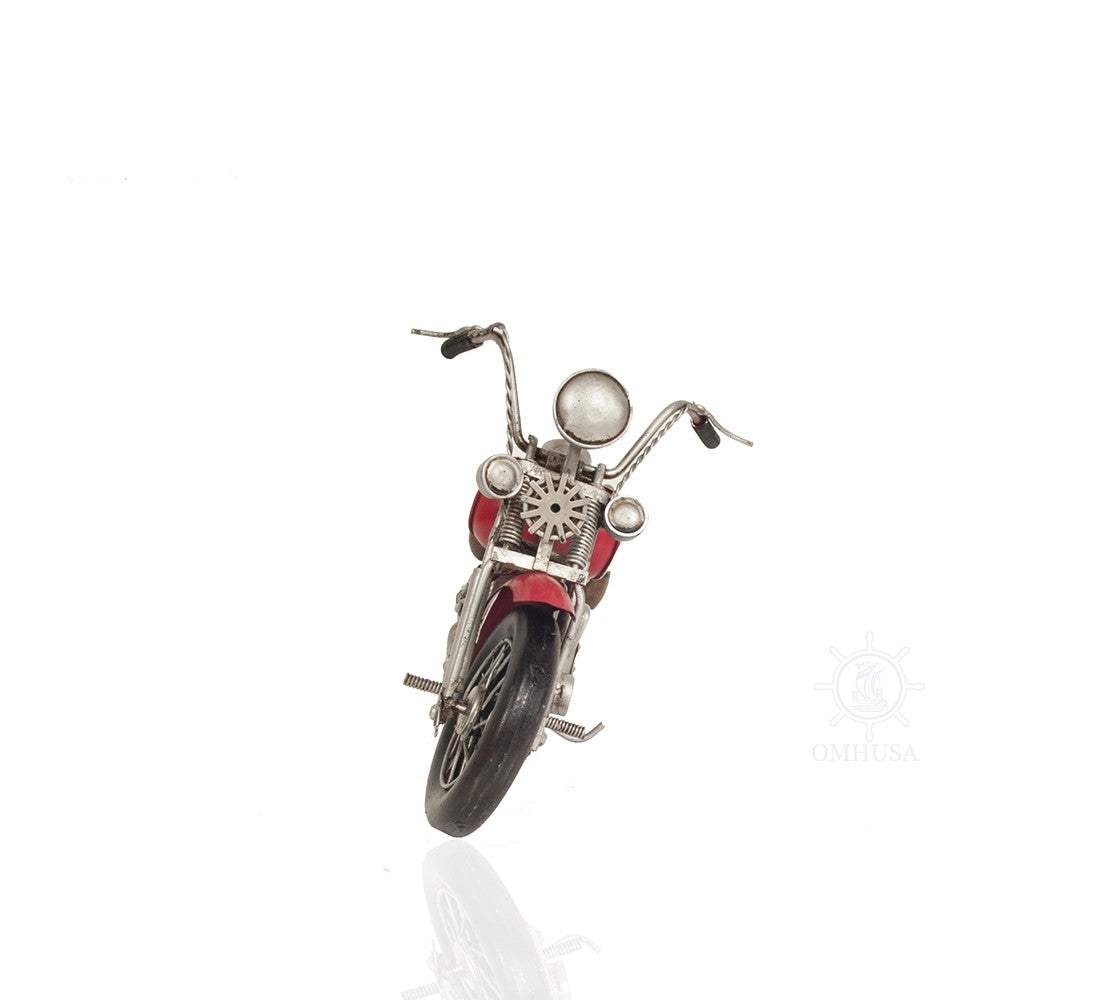 Red Harley Davidson Motorcycle Sculpture - Homeroots - Flyclothing LLC