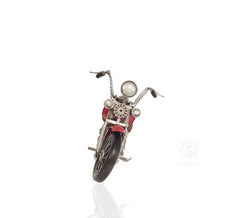 Red Harley Davidson Motorcycle Sculpture - Homeroots