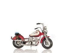 Red Harley Davidson Motorcycle Sculpture - Homeroots
