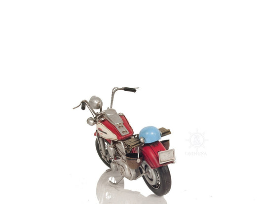 Red Harley Davidson Motorcycle Sculpture - Homeroots
