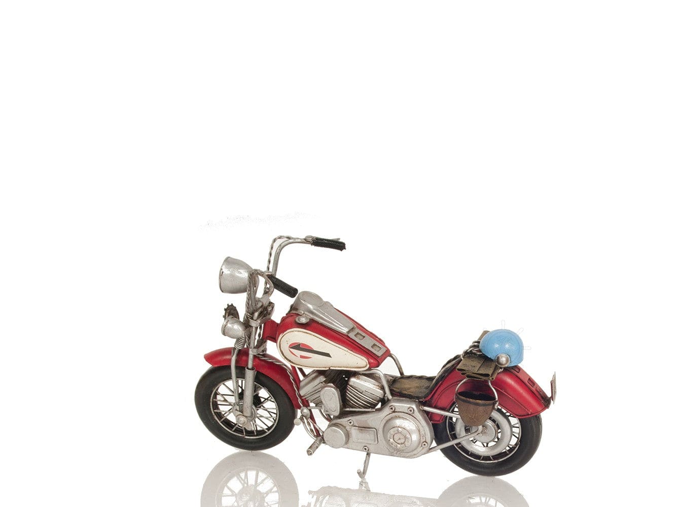 Red Harley Davidson Motorcycle Sculpture - Homeroots