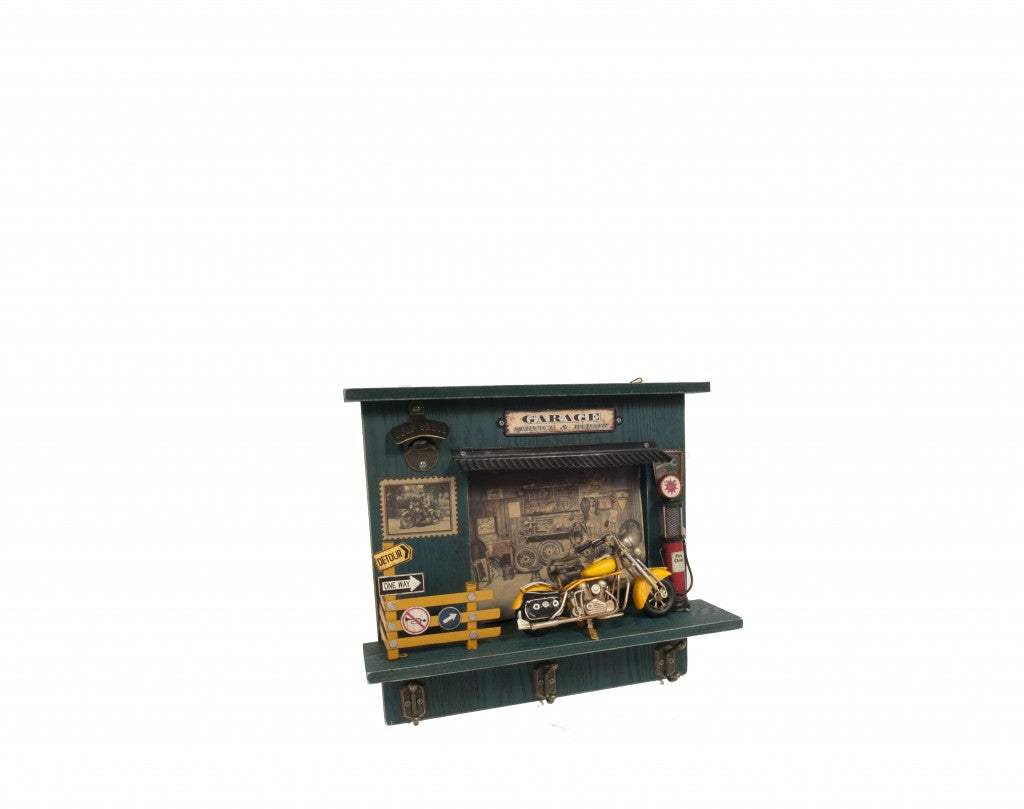Vintage Harley Garage Key Organizer - Homeroots - Flyclothing LLC