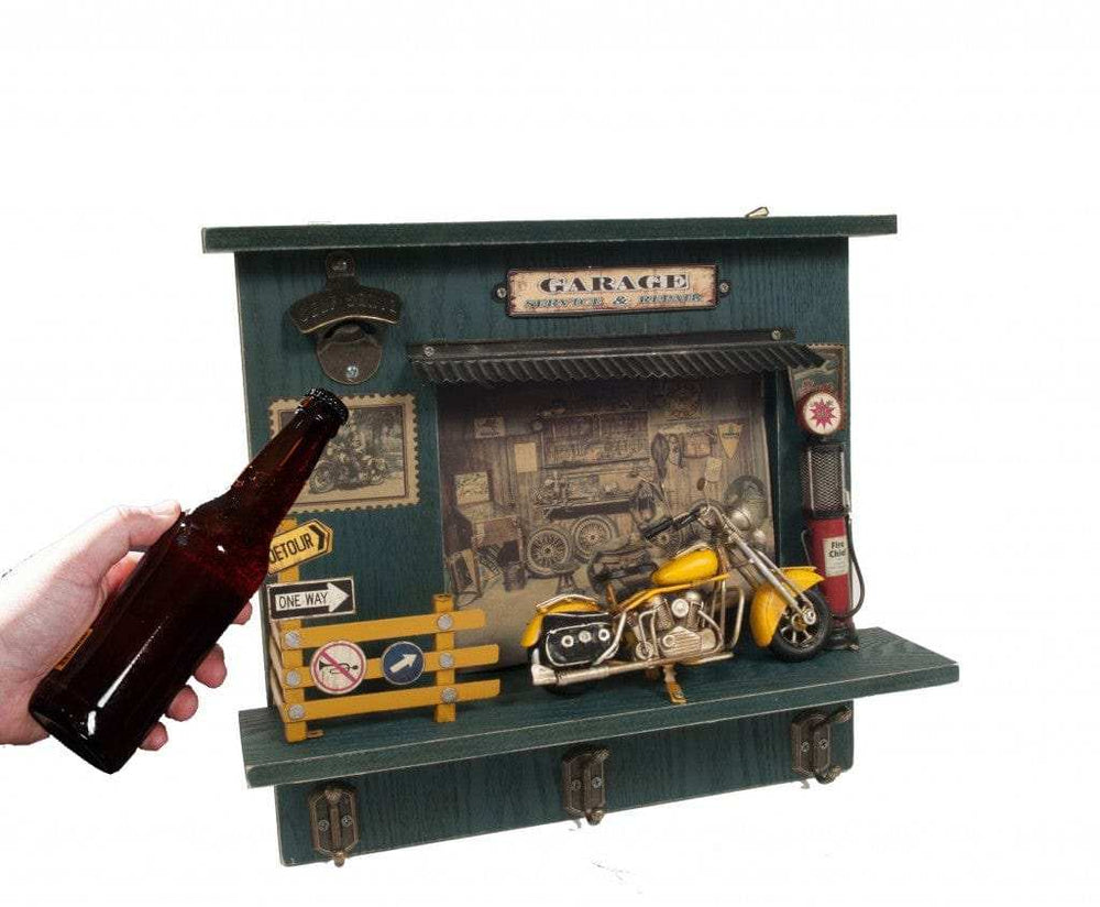 Vintage Harley Garage Key Organizer - Homeroots - Flyclothing LLC