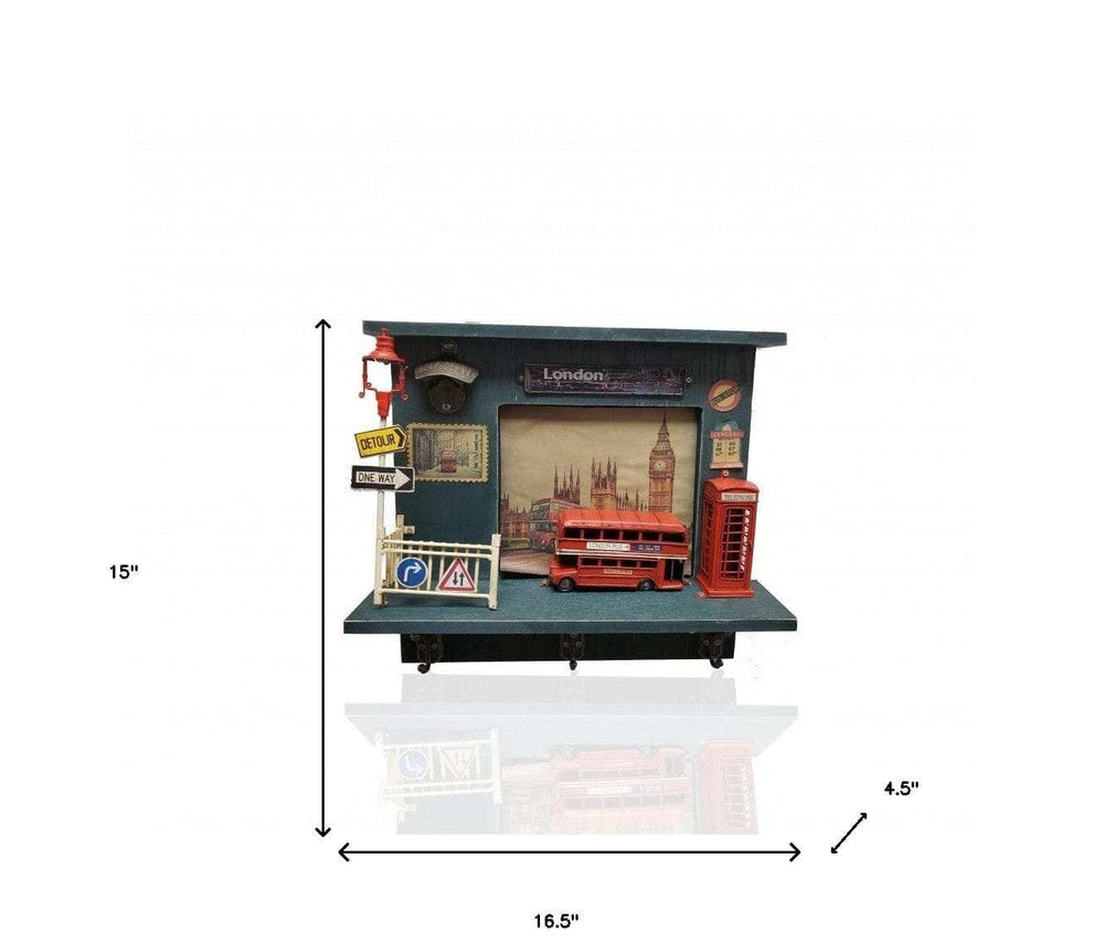 Vintage London Double Decker Key Organizer - Homeroots - Flyclothing LLC