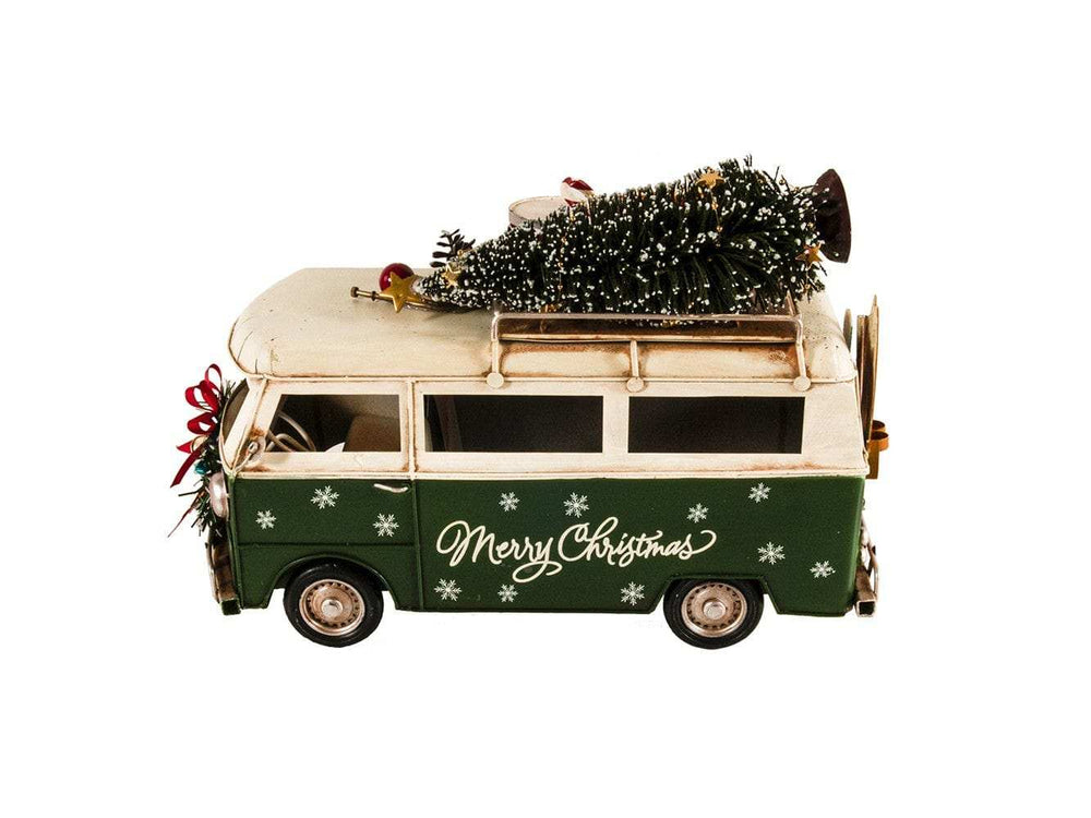 c1960s Volkswagen Christmas Bus Sculpture - Homeroots - Flyclothing LLC