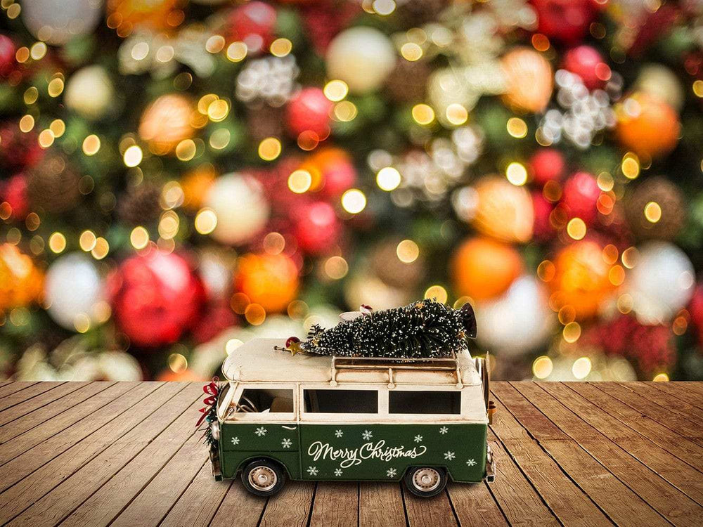 c1960s Volkswagen Christmas Bus Sculpture - Homeroots - Flyclothing LLC
