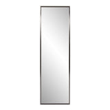 Brushed Titanium Rectangular Full Length Wall Mirror - Homeroots
