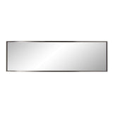 Brushed Titanium Rectangular Full Length Wall Mirror - Homeroots