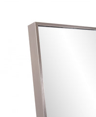 Sleek Brushed Brass Rectangular Full Length Standing Mirror - Homeroots