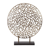 Bronze and Black Abstract Coral Sculpture - Homeroots - Flyclothing LLC