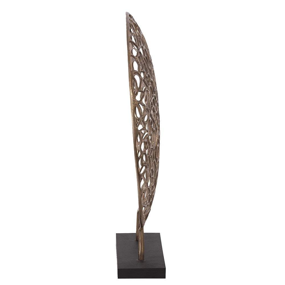 Bronze and Black Abstract Coral Sculpture - Homeroots - Flyclothing LLC