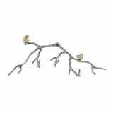 Silver and Gold Bird and Branch Wall Decor - Homeroots
