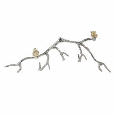 Silver and Gold Bird and Branch Wall Decor - Homeroots