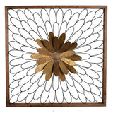 Rustic Black and Bronze 3D Floral Bloom Wall Art - Homeroots - Flyclothing LLC