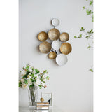 Retro Modern 24" Metallic Metal Wall Art - Homeroots